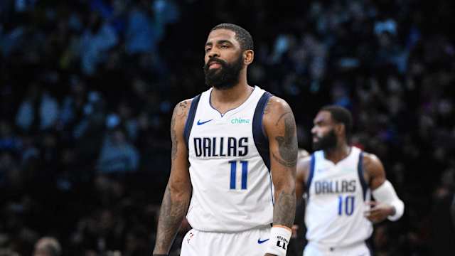 Dallas Mavericks guard Kyrie Irving